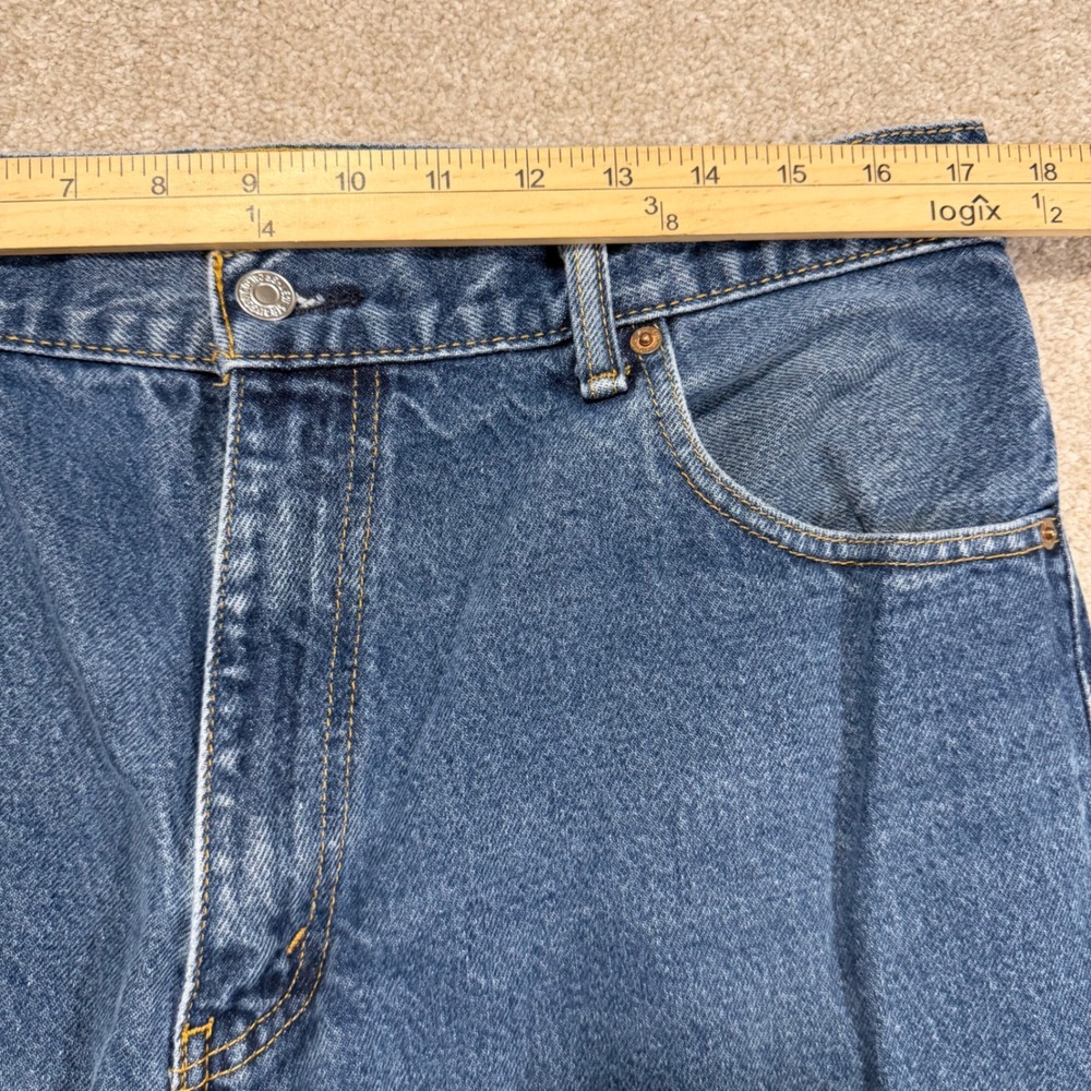Levi's 517 Jeans‎ Men 35x33,Tag 36x34 Blue Bootcut Denim Medium Wash Y2k Western - Picture 3 of 6